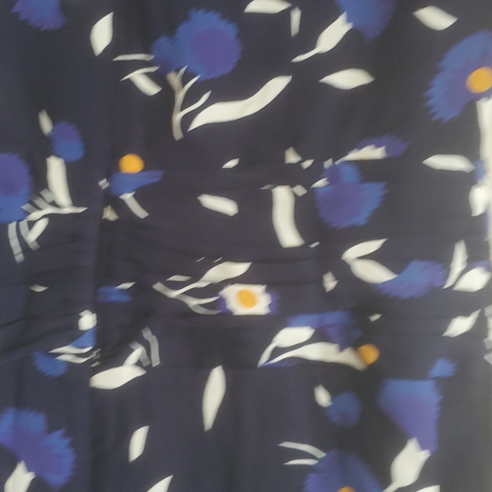 SELF PORTRAIT NAVY BOTANICAL PRINTED MINI DRESS;SIZE:US-4 - Picture 11 of 15